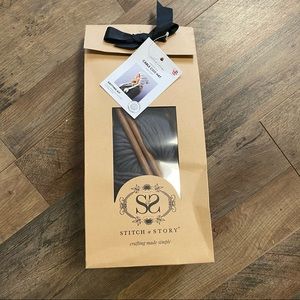NWOT stitch & story • cable coo hat kit